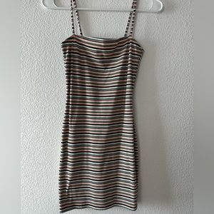 H&M Striped Mini Dress